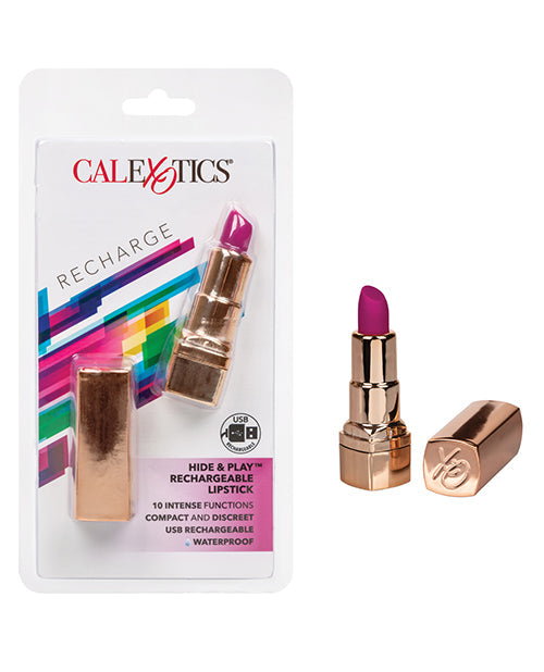 Hide & Play Rechargeable Lipstick Vibe Bullets - Tophatter Daily Deals