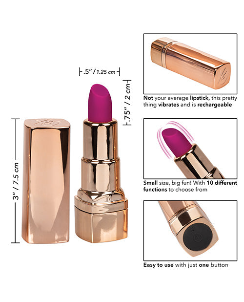 Hide & Play Rechargeable Lipstick Vibe Bullets - Tophatter Daily Deals