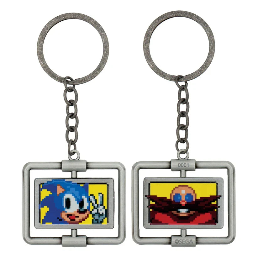 Sonic The Hedgehog – Spinning Keyring Keyring - Tophatter Daily Deals