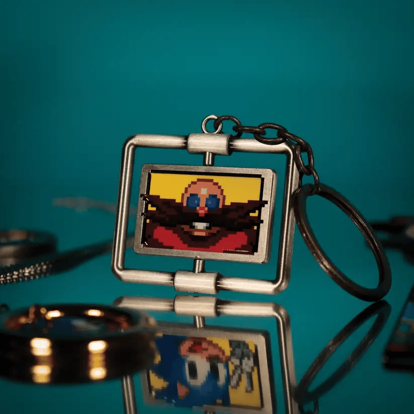 Sonic The Hedgehog – Spinning Keyring Keyring - Tophatter Daily Deals