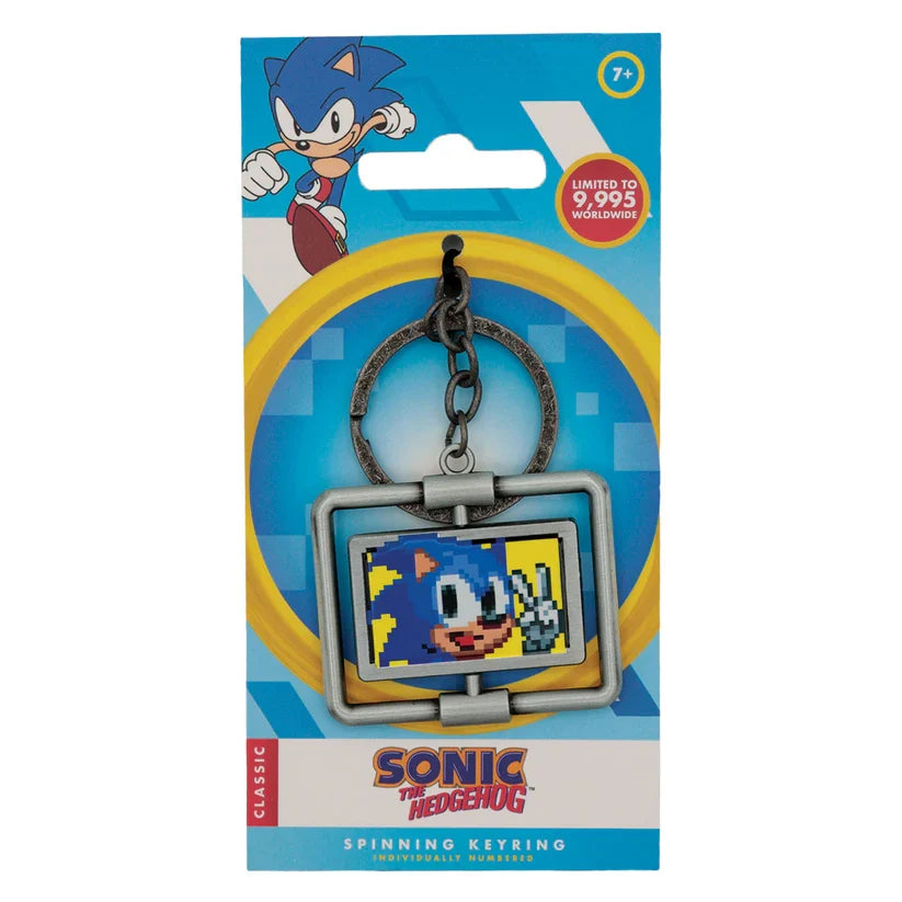 Sonic The Hedgehog – Spinning Keyring Keyring - Tophatter Daily Deals