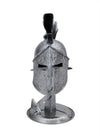 Miniature 300 Spartan Helmet Roman Armor With Black Plume & Display Stand Collectible Weapons - Tophatter Daily Deals
