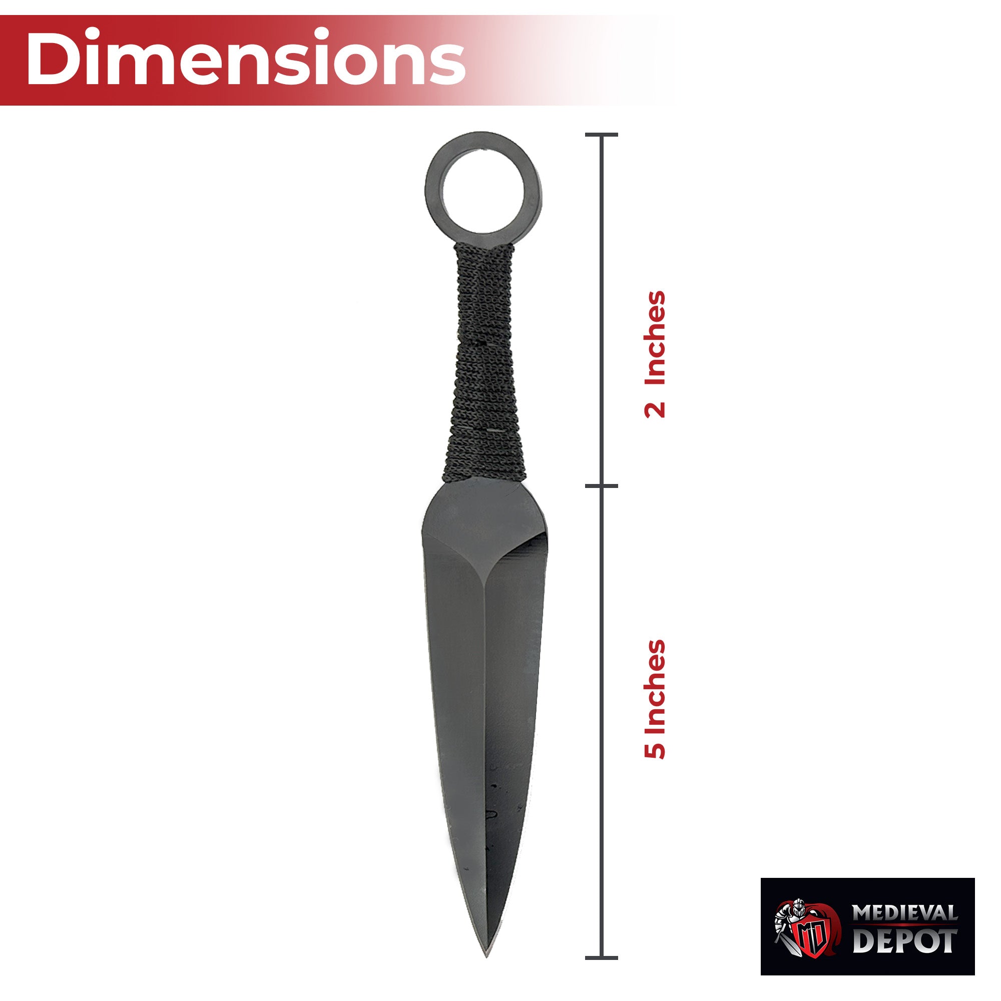 Serpent Strike Throwing Black Kunai Set Throwing Knife - Tophatter Daily Deals