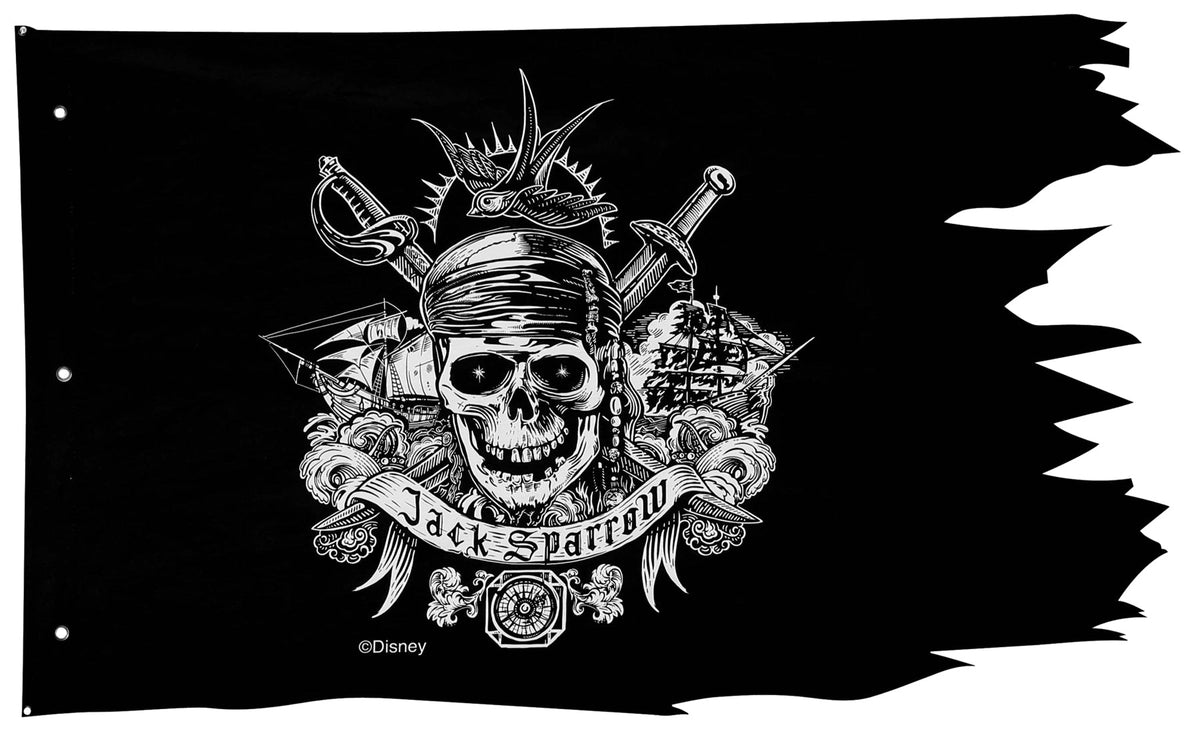 50" x 30" Pirates of the Caribbean Pirate Flag Pirate Halloween Costumes - Tophatter Daily Deals