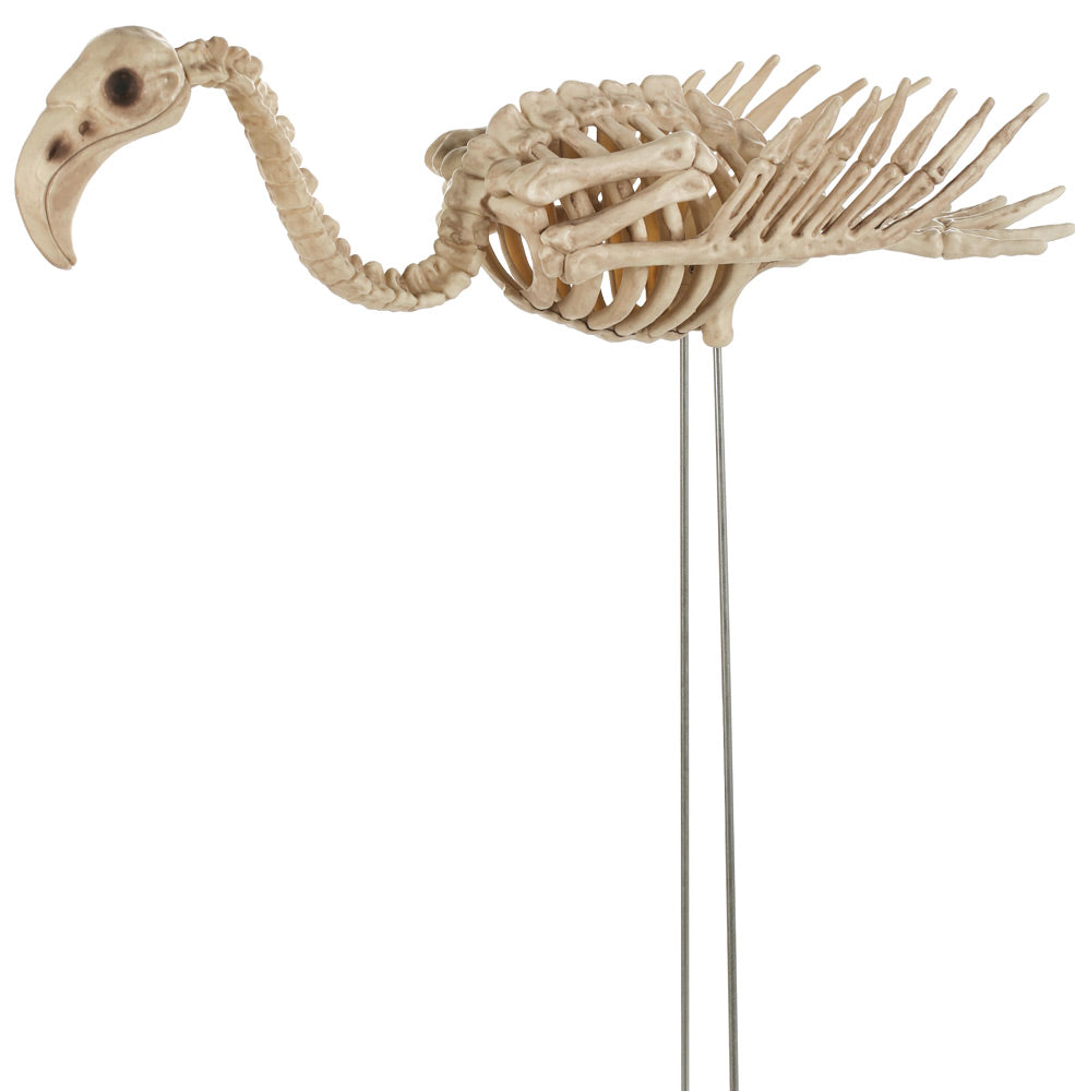 27" Flamingo Skeleton Halloween Skeleton Decorations - Tophatter Daily Deals