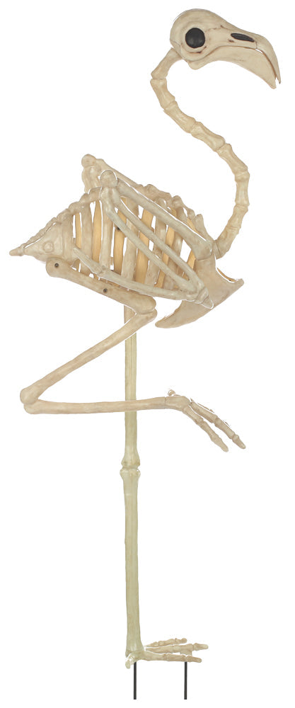 Skeleton Flamingo Halloween Skeleton Decorations - Tophatter Daily Deals
