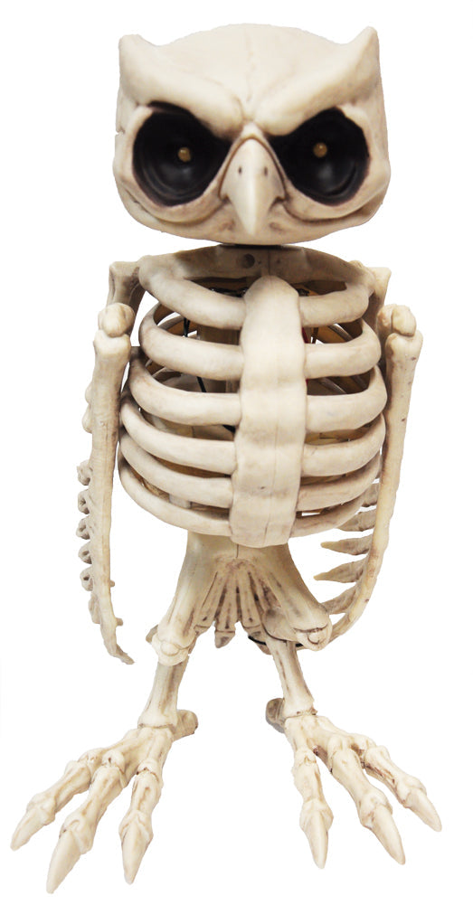 Owl Skeleton Animated Halloween Skeleton Decorations - Tophatter Daily Deals