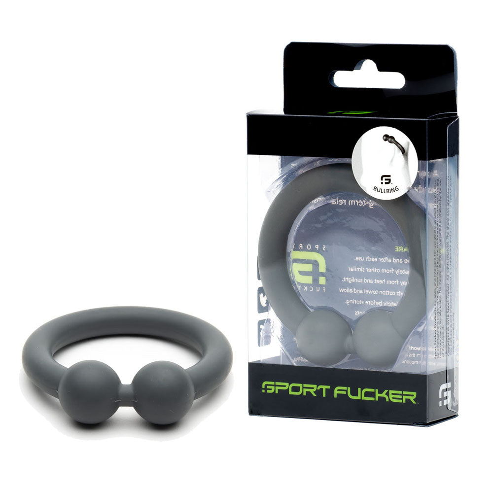 Sport Fucker Bullring (Grey) – Silicone Cock Ring > Cock Ring > Single - Tophatter Daily Deals