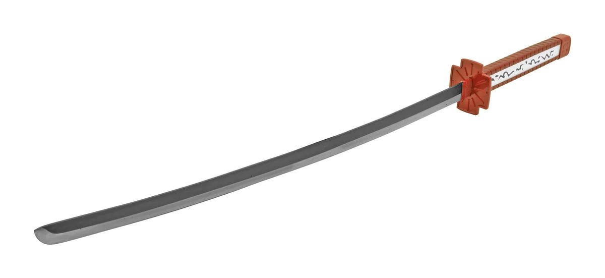 RED AND WHITE STAINLESS STEEL UN-SHARPENED PRACTICE SAMURAI KATANA SWORD COSPLAY - Tophatter Daily Deals