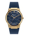 Ferragamo Sapphire Silicon Watch Gold Watches - Tophatter Daily Deals