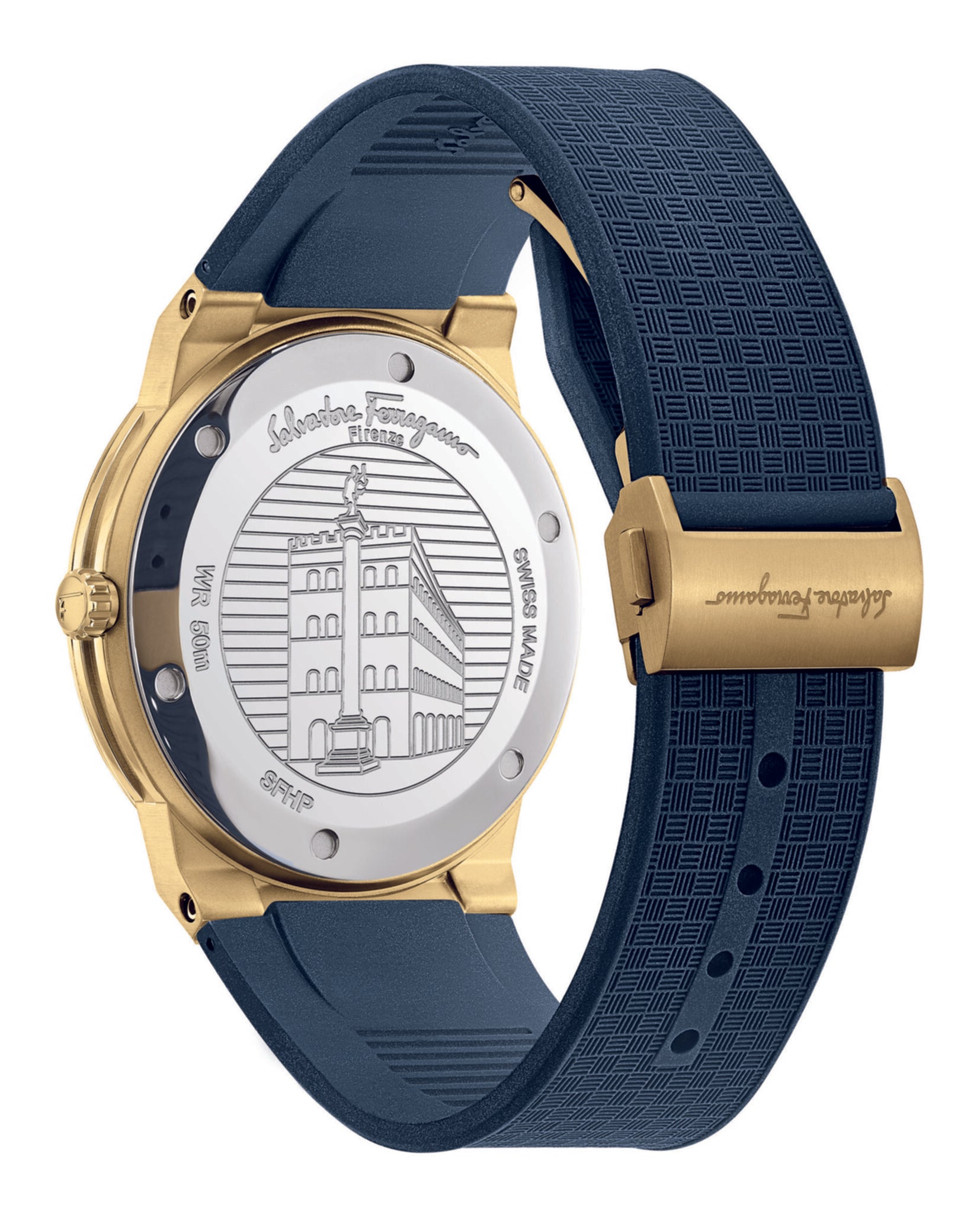 Ferragamo Sapphire Silicon Watch Watches - Tophatter Daily Deals