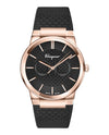 Ferragamo Sapphire Silicone Watch Rosegold Watches - Tophatter Daily Deals