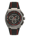Ferragamo Supreme Chrono Silicone Watch Gun Watches - Tophatter Daily Deals