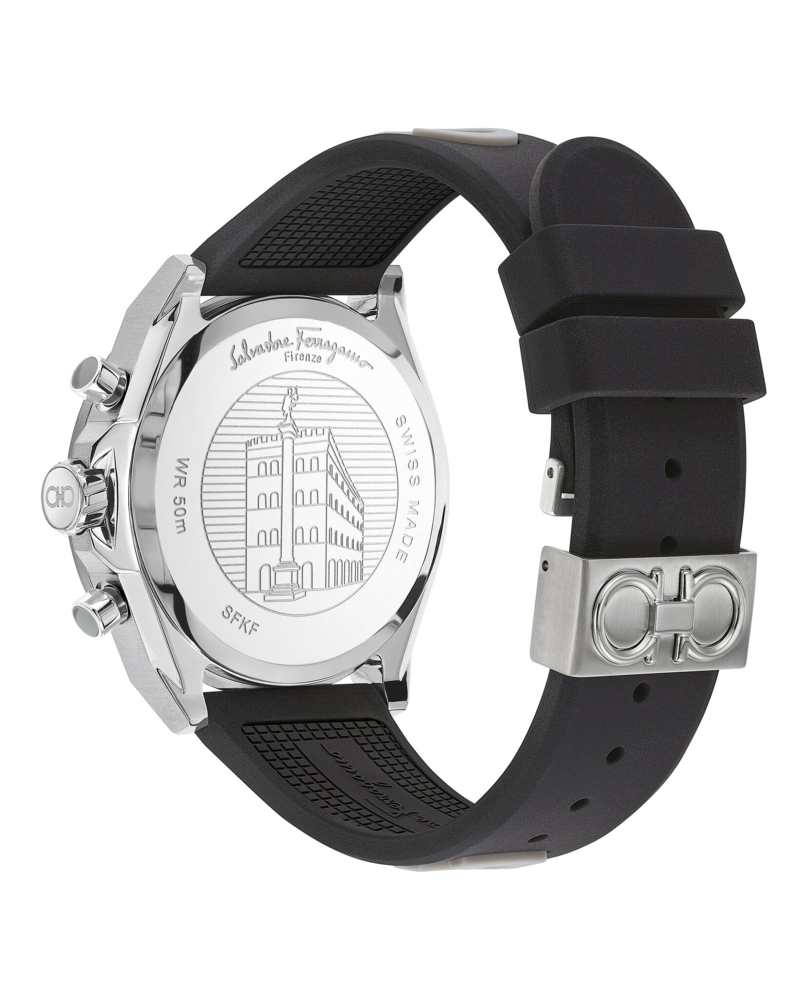 Ferragamo Urban Chrono Silicone Watch Watches - Tophatter Daily Deals