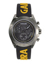 Ferragamo Urban Chrono Silicone Watch Gun Watches - Tophatter Daily Deals