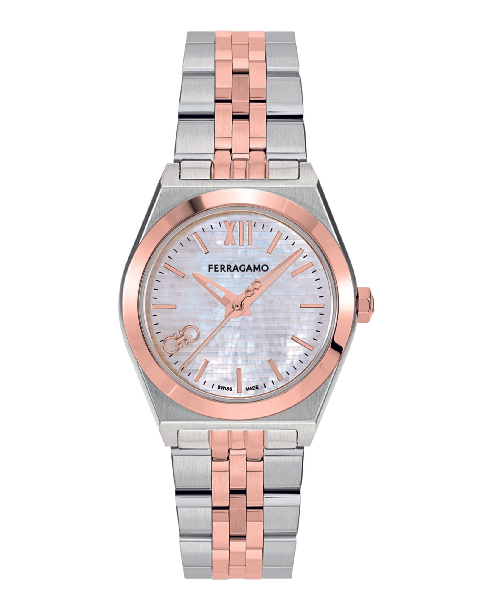 Ferragamo Vega New Bracelet Watch Two Tone Watches - Tophatter Daily Deals