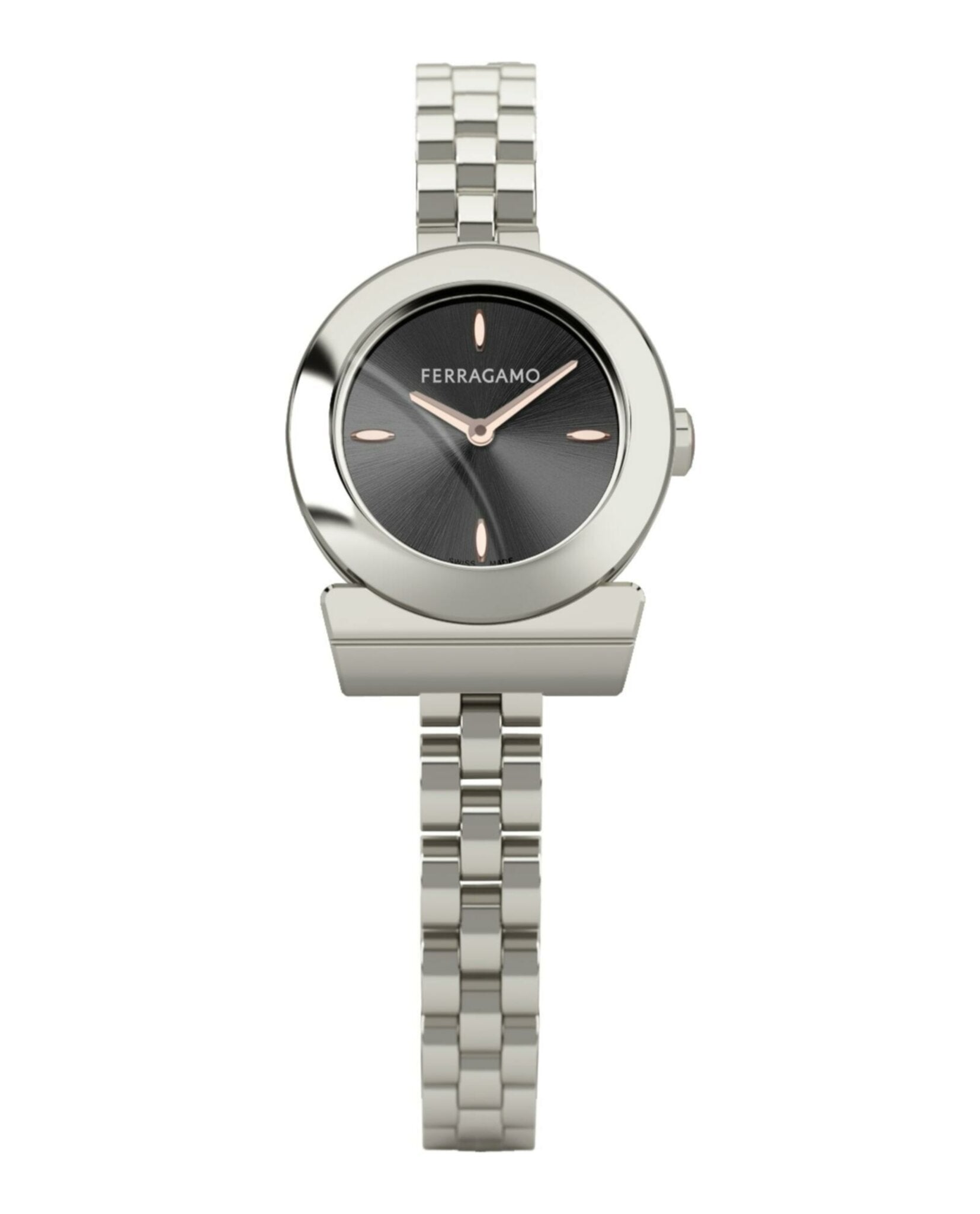 Ferragamo Gancini Bracelet Watch Stainless Steel Watches - Tophatter Daily Deals