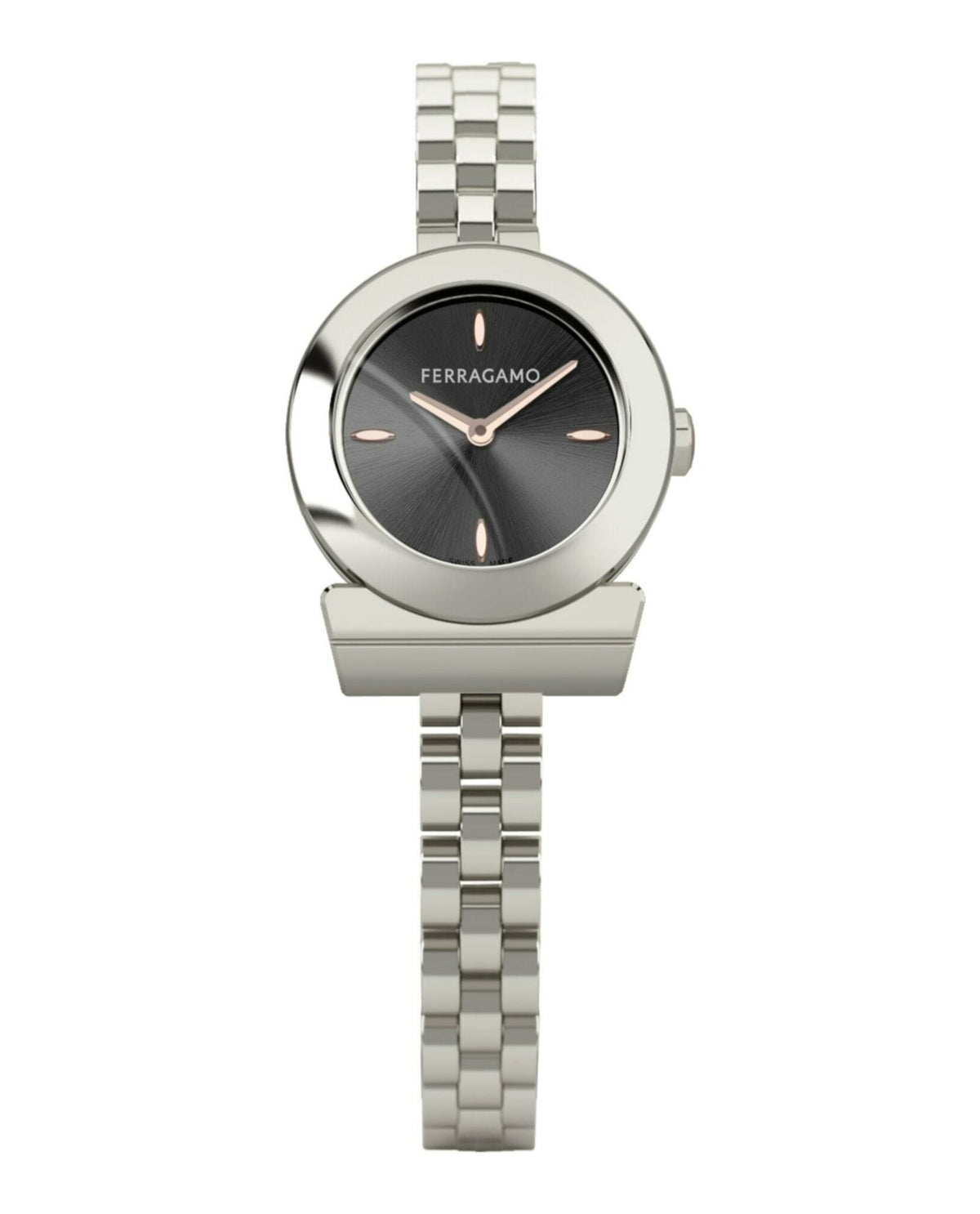 Ferragamo Gancini Bracelet Watch Stainless Steel Watches - Tophatter Daily Deals