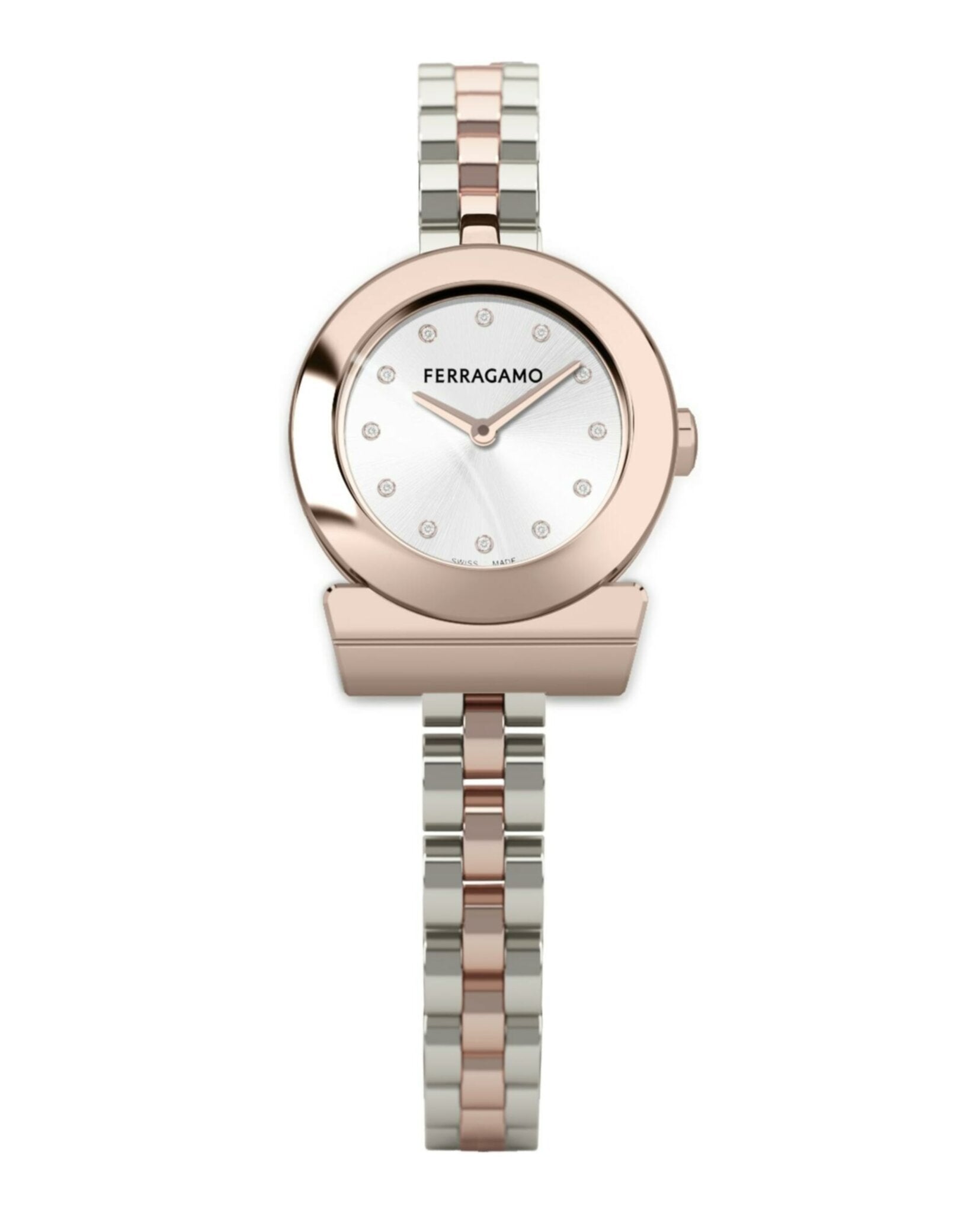 Ferragamo Gancini Bracelet Watch Two Tone Watches - Tophatter Daily Deals