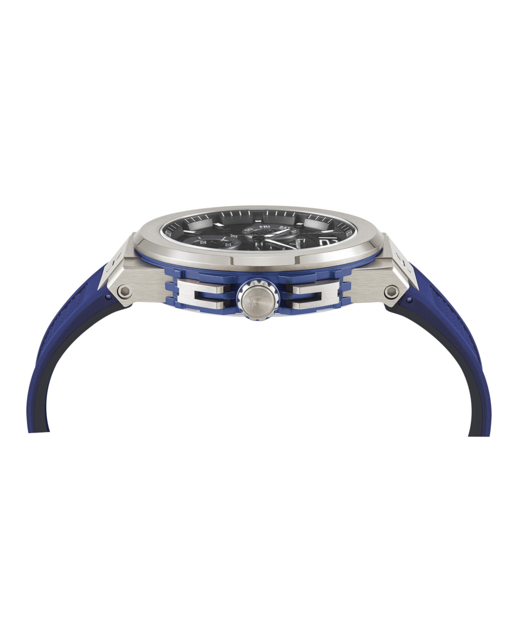 Ferragamo F-80 Titanium Tech Silicone Watch Watches - Tophatter Daily Deals