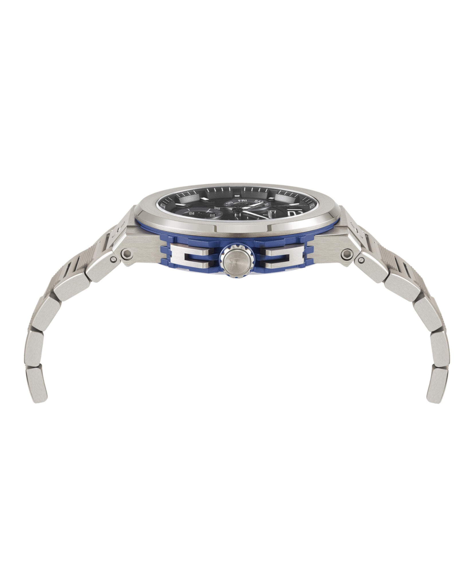 Ferragamo F-80 Titanium Tech Bracelet Watch Watches - Tophatter Daily Deals