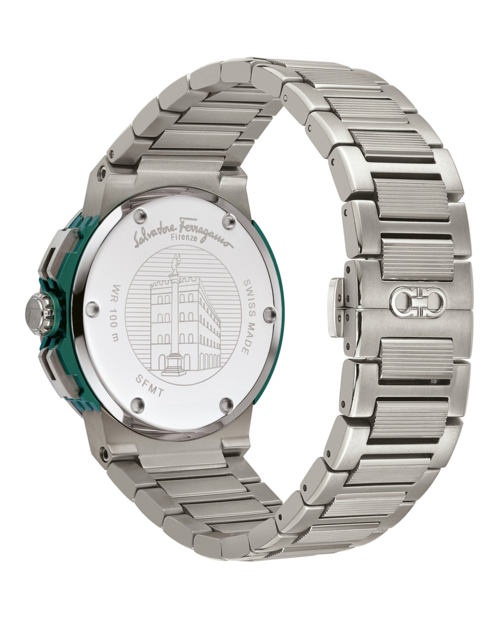 Ferragamo F-80 Titanium Tech Bracelet Watch Watches - Tophatter Daily Deals