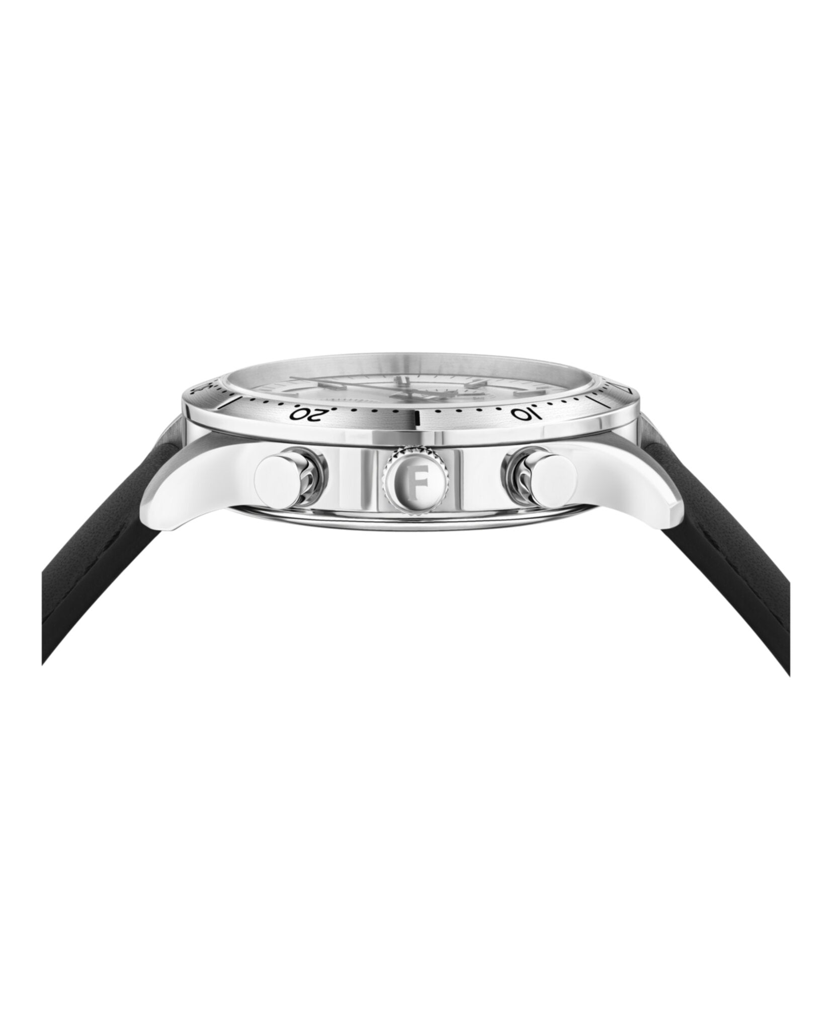 Ferragamo Master Chrono Leather Watch Watches - Tophatter Daily Deals