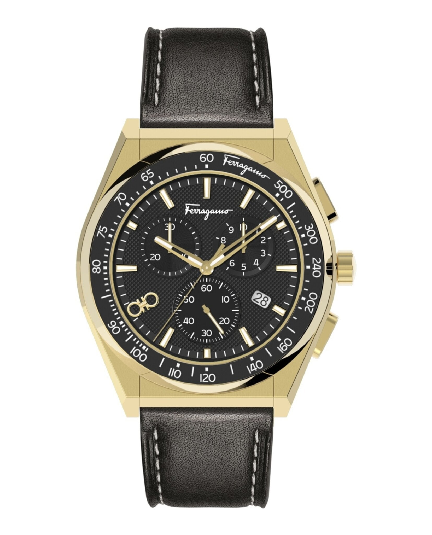 Ferragamo 1898 Sport Watch Gold Watches - Tophatter Daily Deals