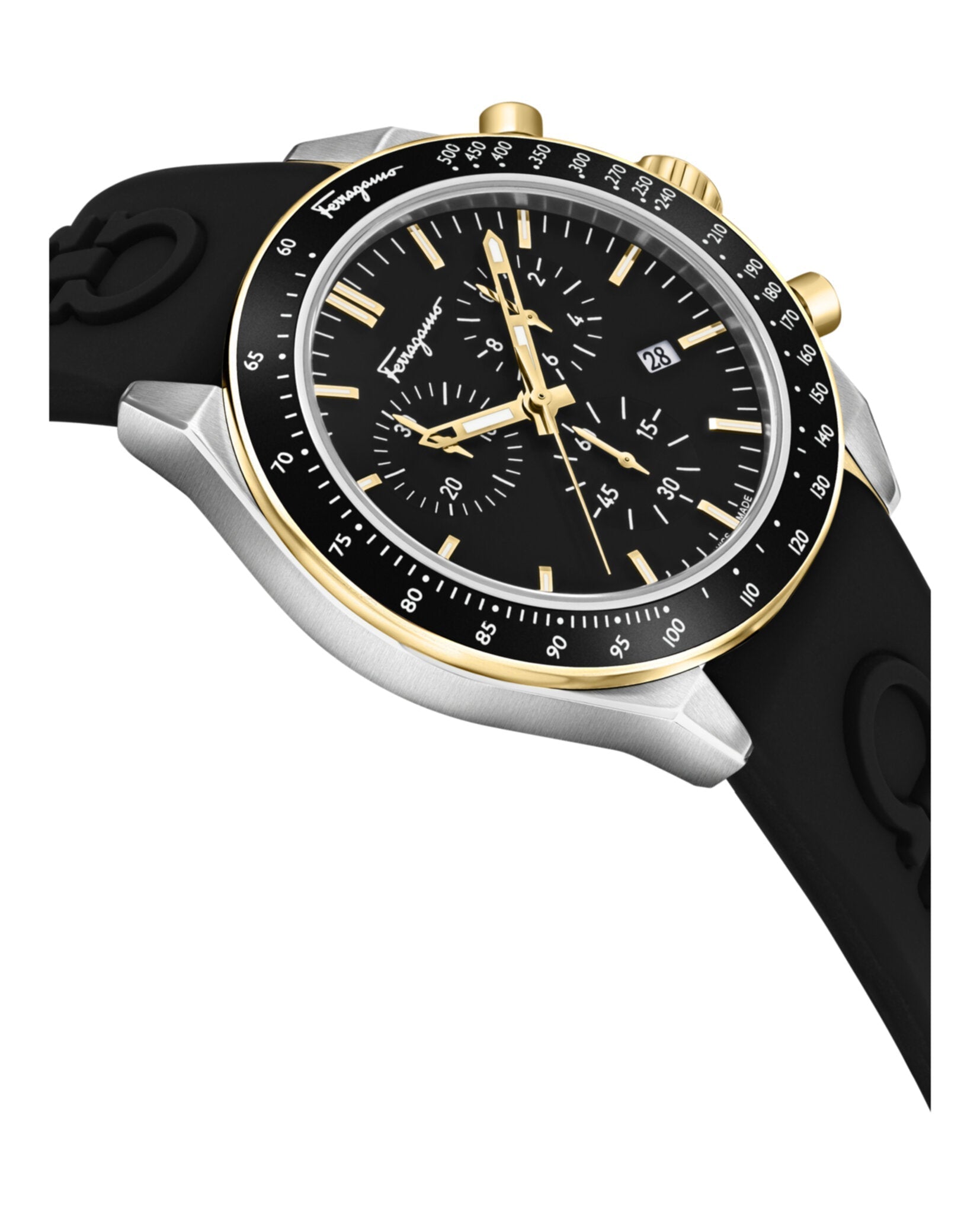 Ferragamo Urban Chrono Silicone Watch Watches - Tophatter Daily Deals