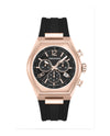 Ferragamo Tonneu Chrono Silicone Watch Rosegold Watches - Tophatter Daily Deals