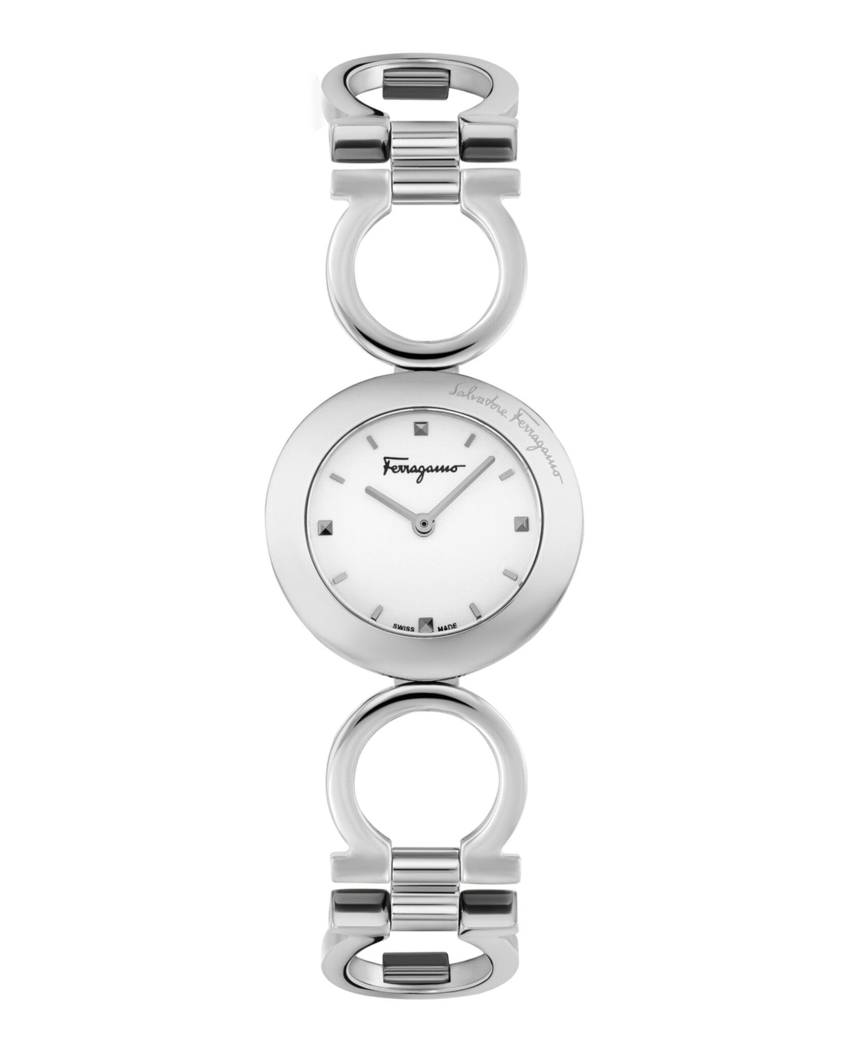 Ferragamo Gancino Bracelet Watch Stainless Steel Watches - Tophatter Daily Deals