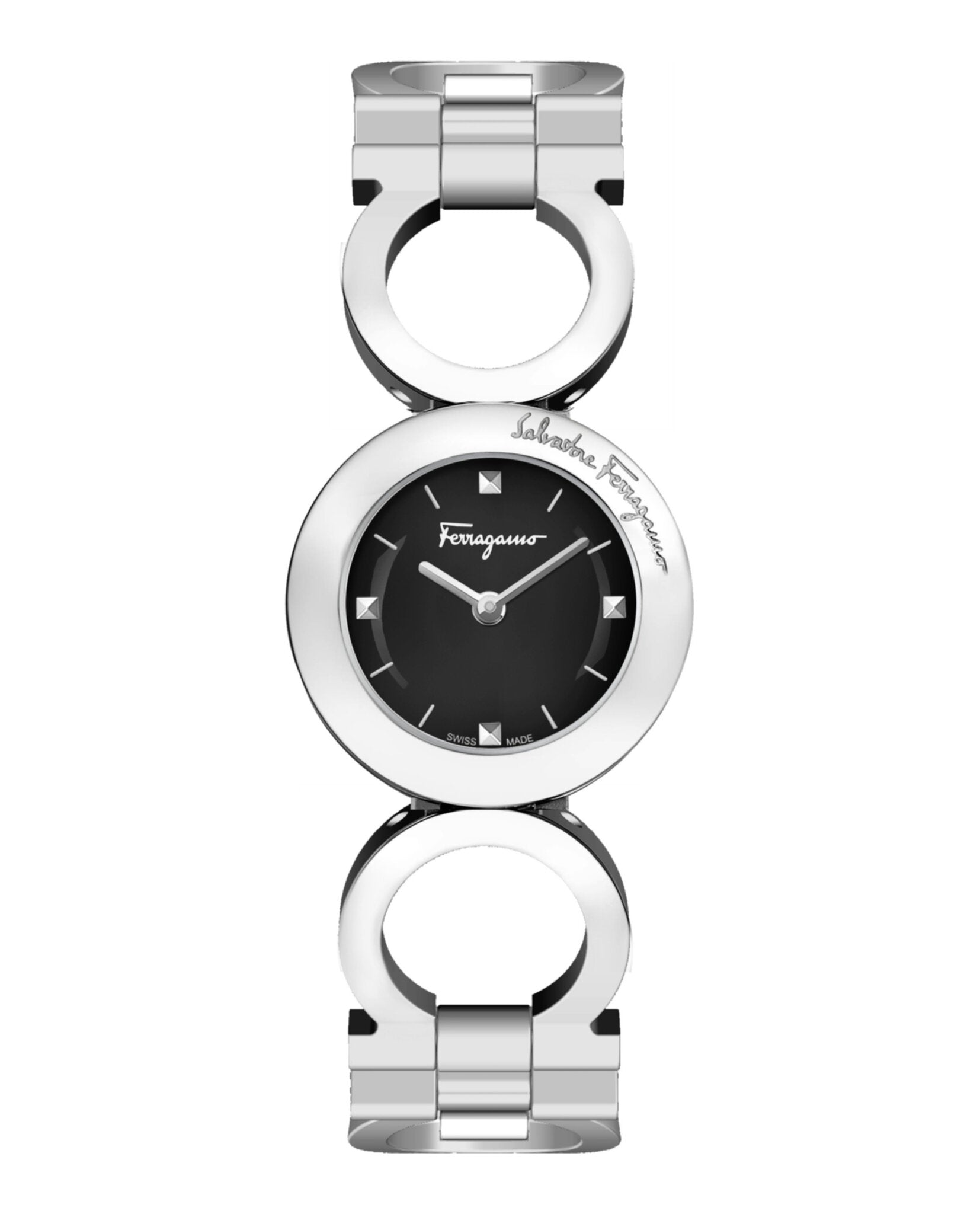 Ferragamo Gancino Bracelet Watch Stainless Steel Watches - Tophatter Daily Deals