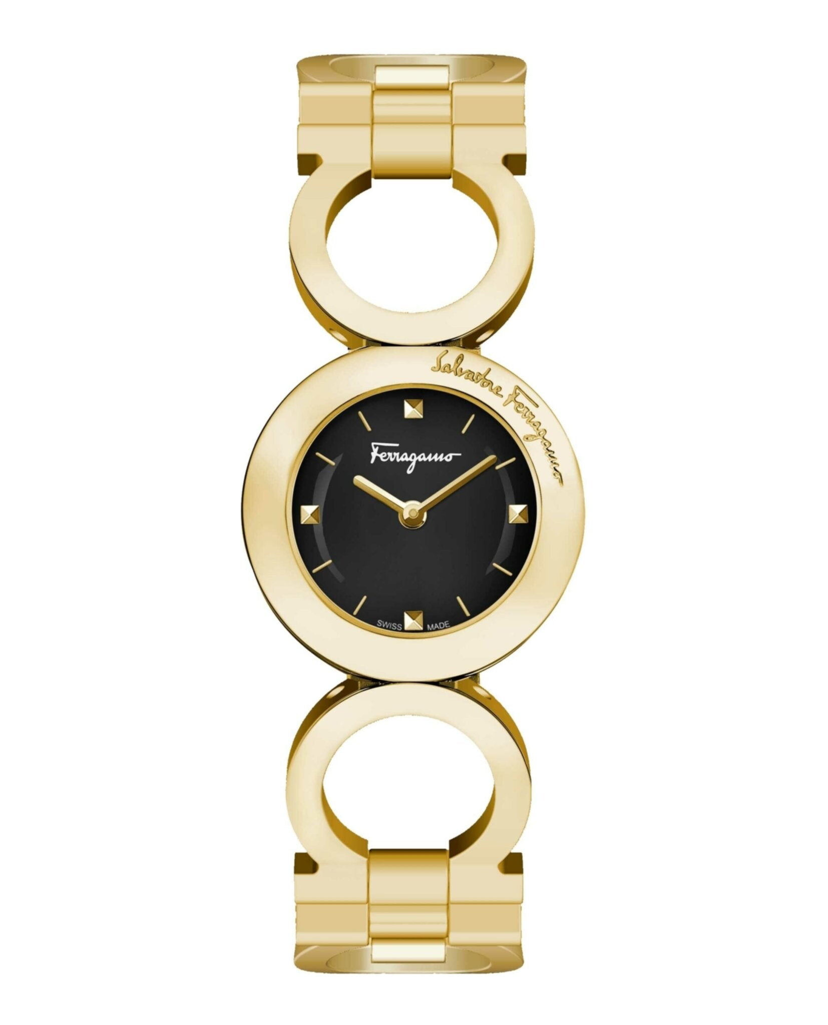 Ferragamo Gancino Bracelet Watch Gold Watches - Tophatter Daily Deals