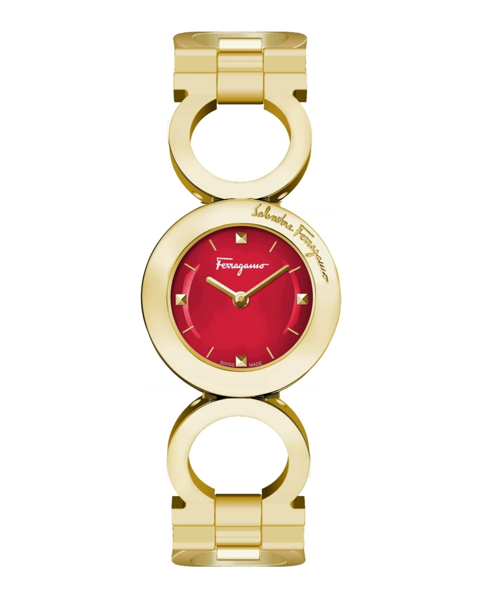 Ferragamo Gancino Bracelet Bracelet Watch Gold Watches - Tophatter Daily Deals
