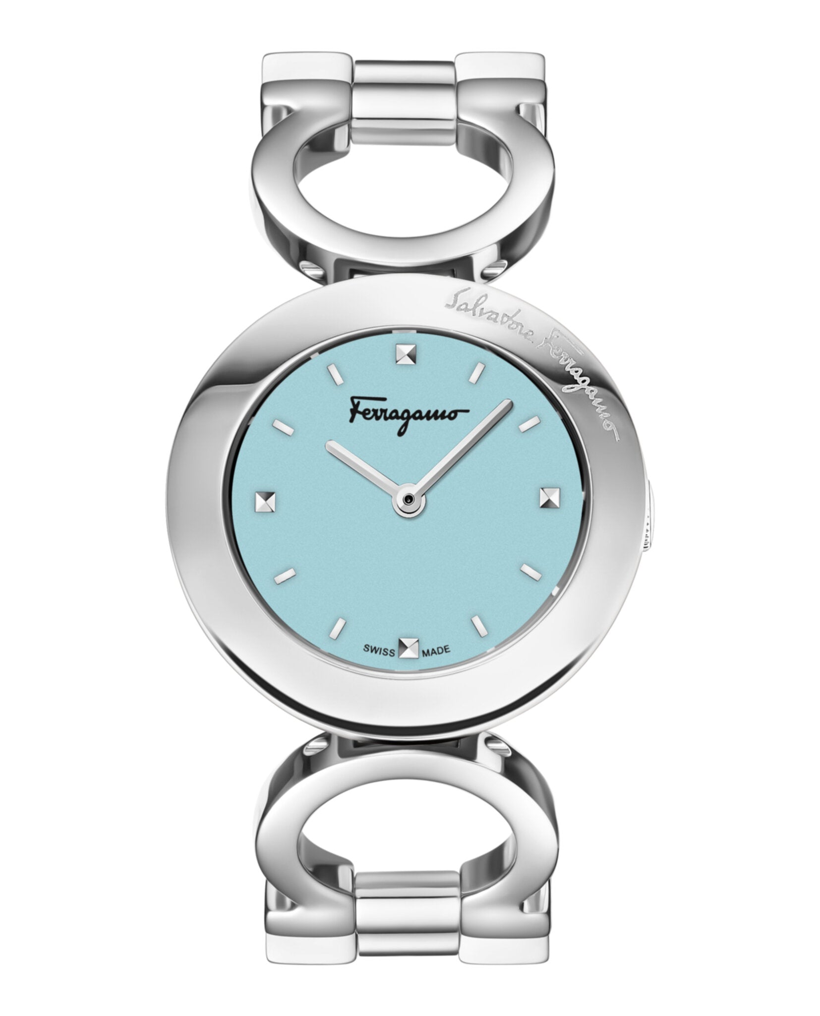 Ferragamo Gancino Bracelet Watch Stainless Steel Watches - Tophatter Daily Deals