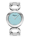 Ferragamo Gancino Bracelet Watch Stainless Steel Watches - Tophatter Daily Deals