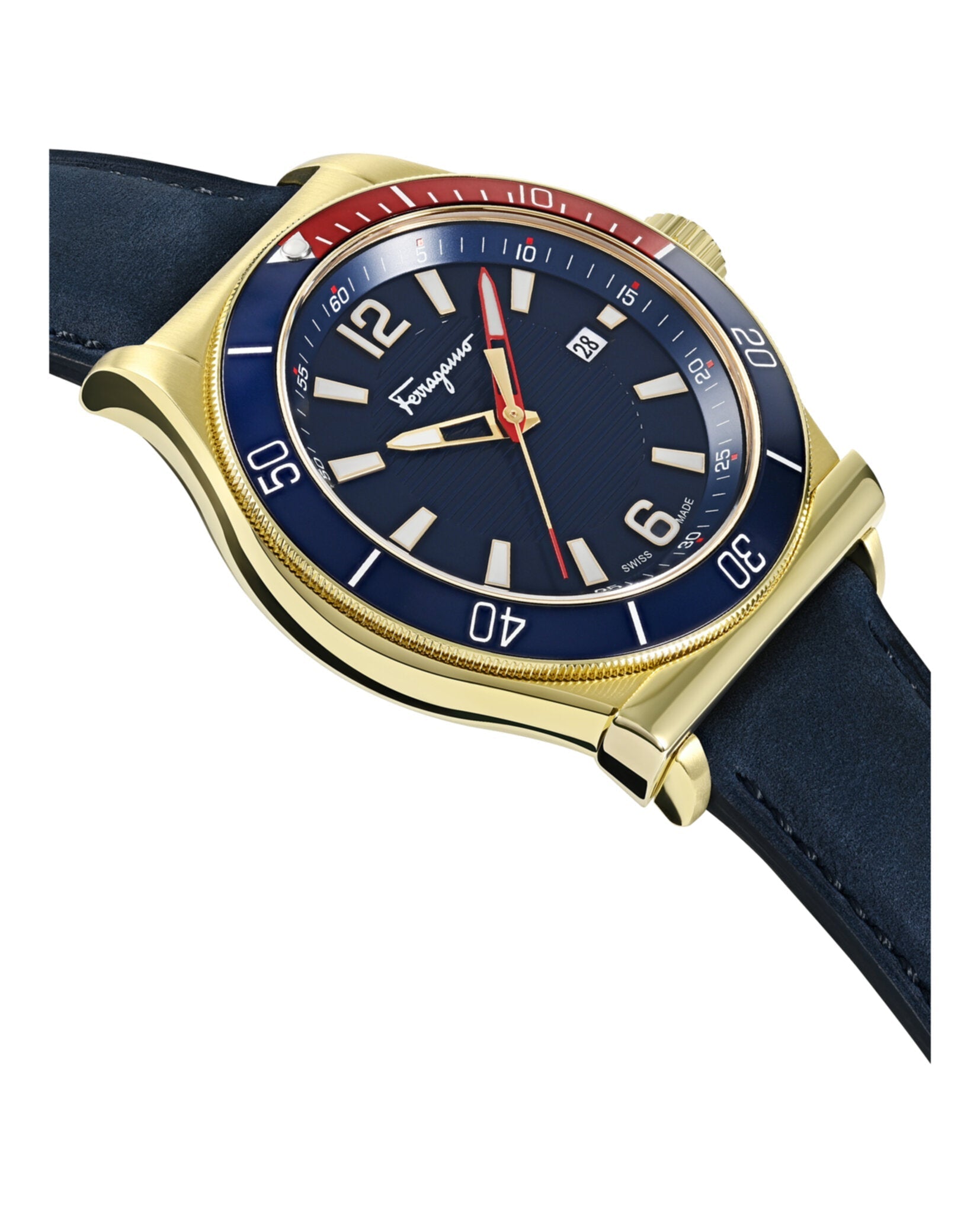 Ferragamo 1898 Sport Leather Watch Watches - Tophatter Daily Deals