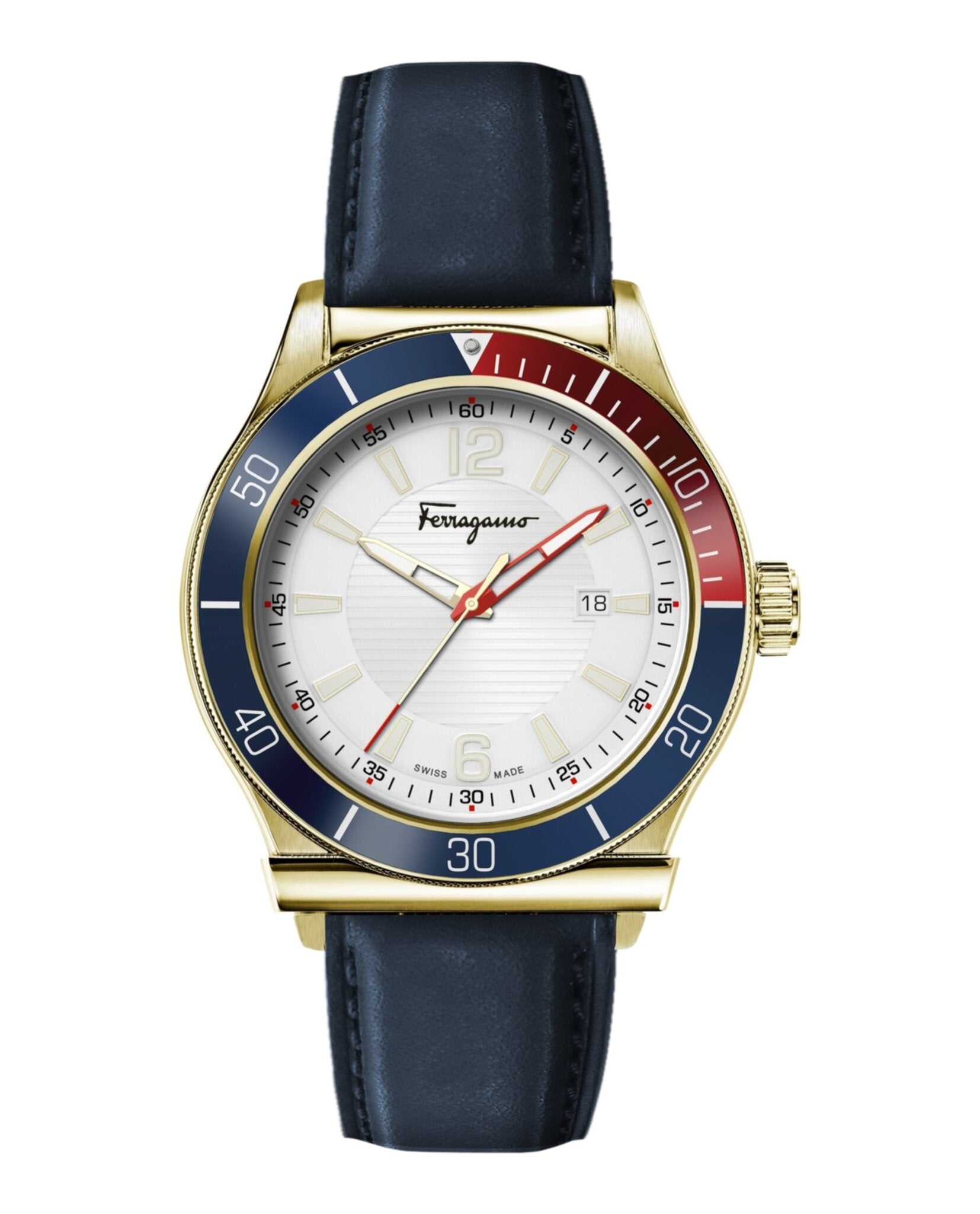 Ferragamo 1898 Sport Strap Watch Gold Watches - Tophatter Daily Deals