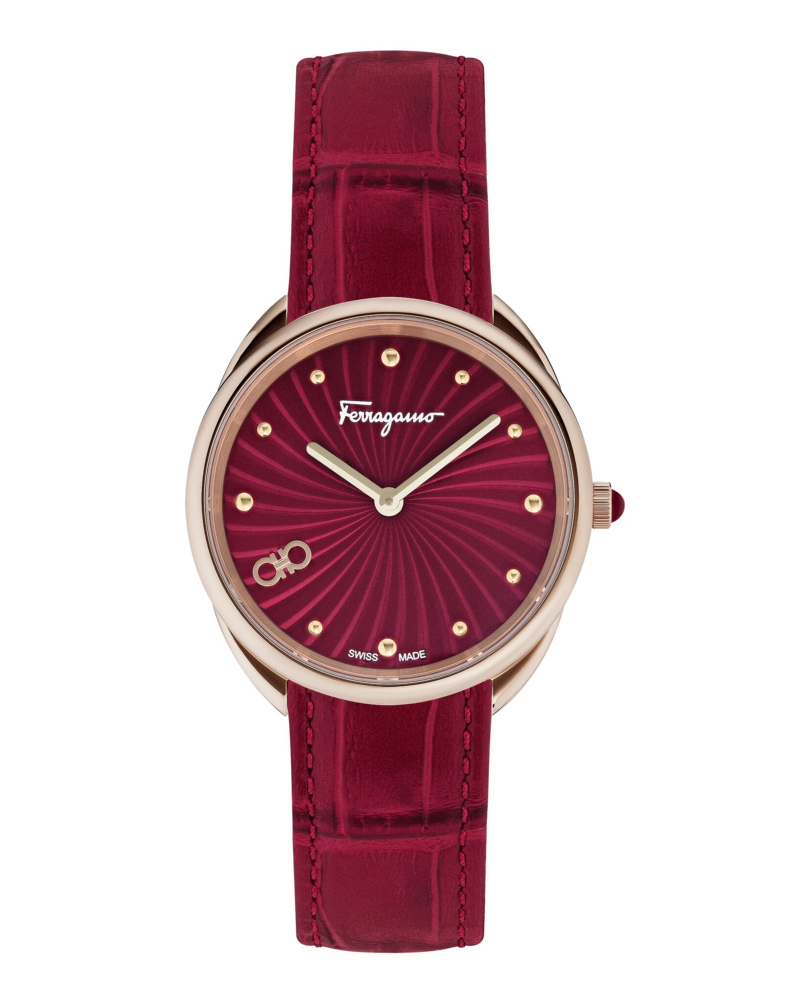 Ferragamo Cuir Watch Rosegold Watches - Tophatter Daily Deals