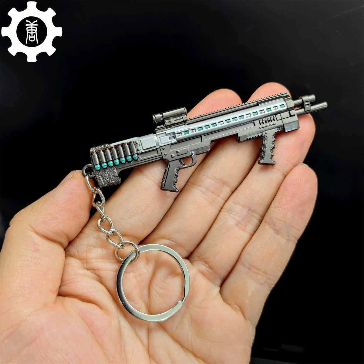 Game Gun SG-8S Shotgun Model Metal Keychain - Tophatter Daily Deals