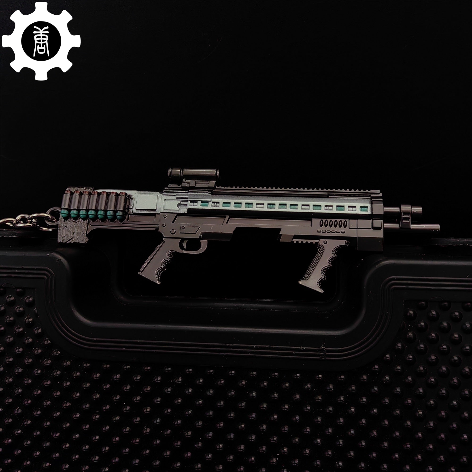 Game Gun SG-8S Shotgun Model Metal Keychain - Tophatter Daily Deals