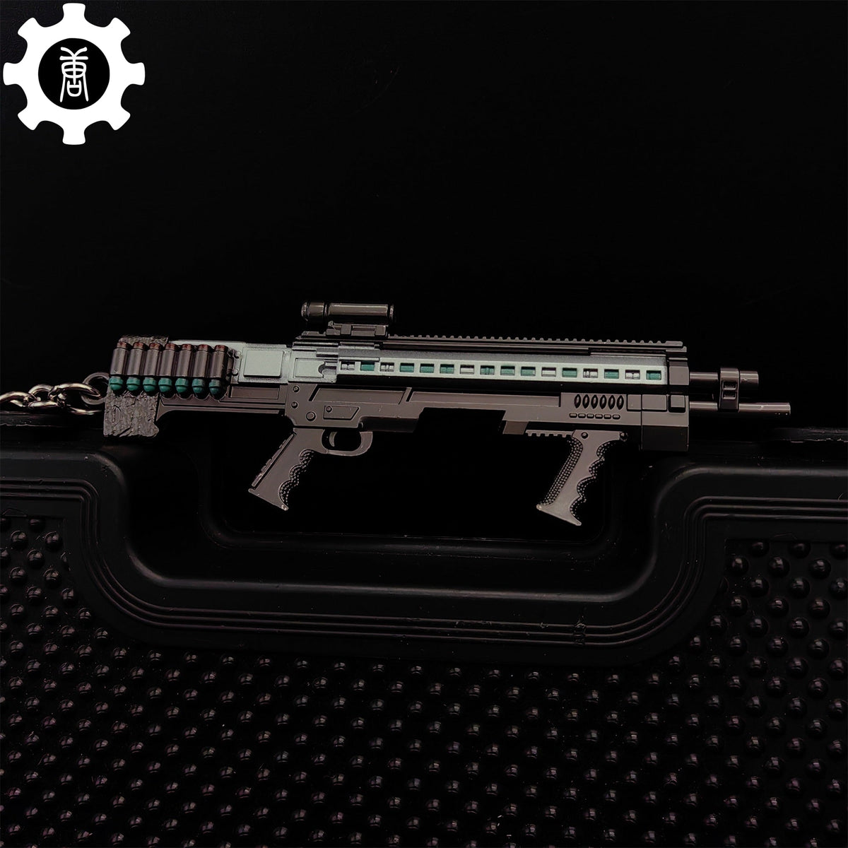 Game Gun SG-8S Shotgun Model Metal Keychain - Tophatter Daily Deals