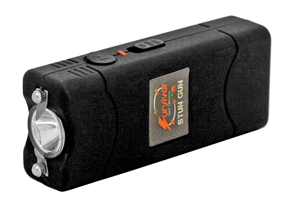 Self Defense Compact Stun Gun and Pepper Spray Combo Pack - Black SD-StunGun - Tophatter Daily Deals