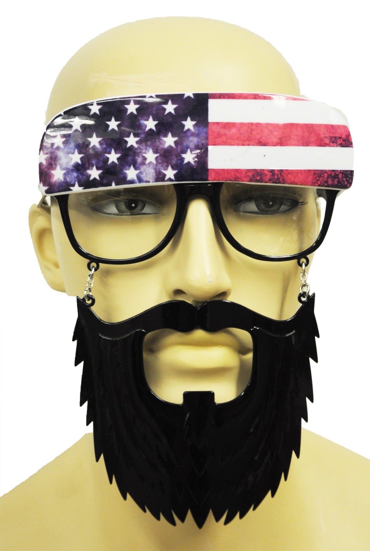 Sunstache Black Beard Cl Costume Glasses & Eyewear - Tophatter Daily Deals
