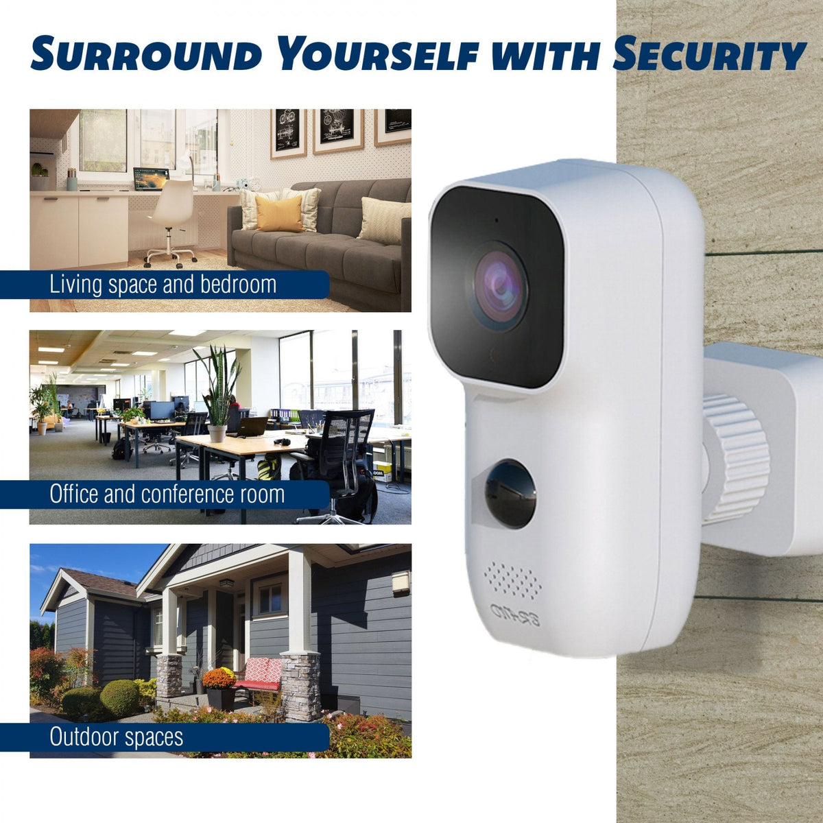 SG Indoor/Outdoor Battery or Solar Power Camera - Tophatter Daily Deals