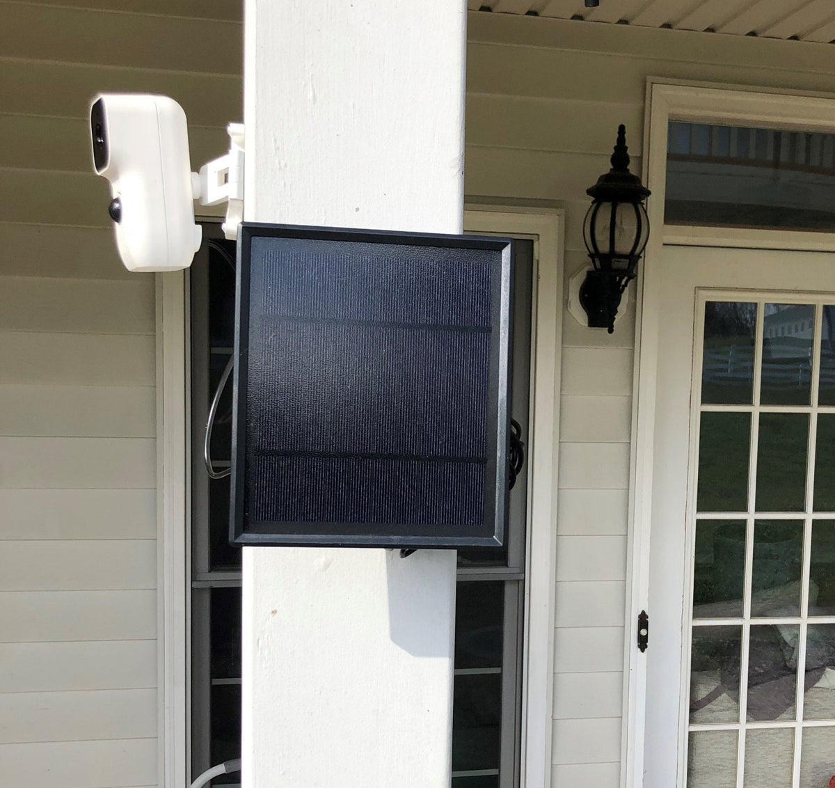 SG Indoor/Outdoor Battery or Solar Power Camera - Tophatter Daily Deals