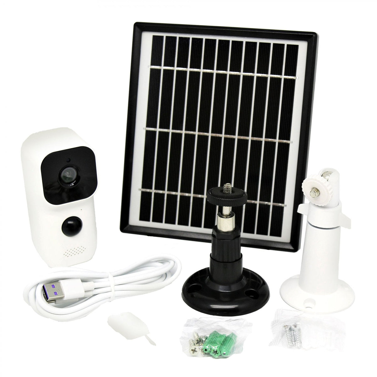 SG Indoor/Outdoor Battery or Solar Power Camera - Tophatter Daily Deals
