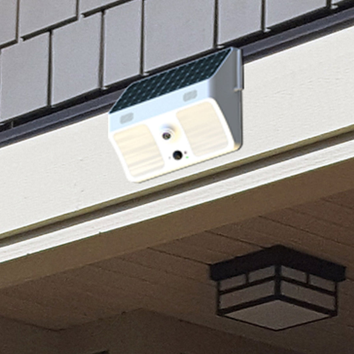 SG Low Power Solar Floodlight Camera - Tophatter Daily Deals
