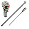 Dark Resurrection Skull Head Walking Cane Sword Collectible Weapons - Tophatter Daily Deals