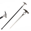 Aluminum Hammer Handle Style Sword Cane Collectible Weapons - Tophatter Daily Deals